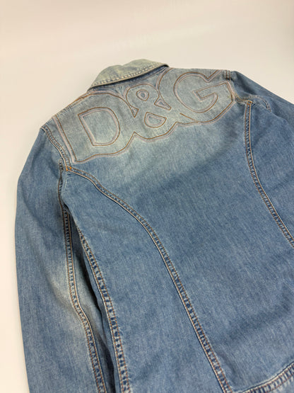 Vintage Dolce & Gabbana Jeansjacke blau Gr. M