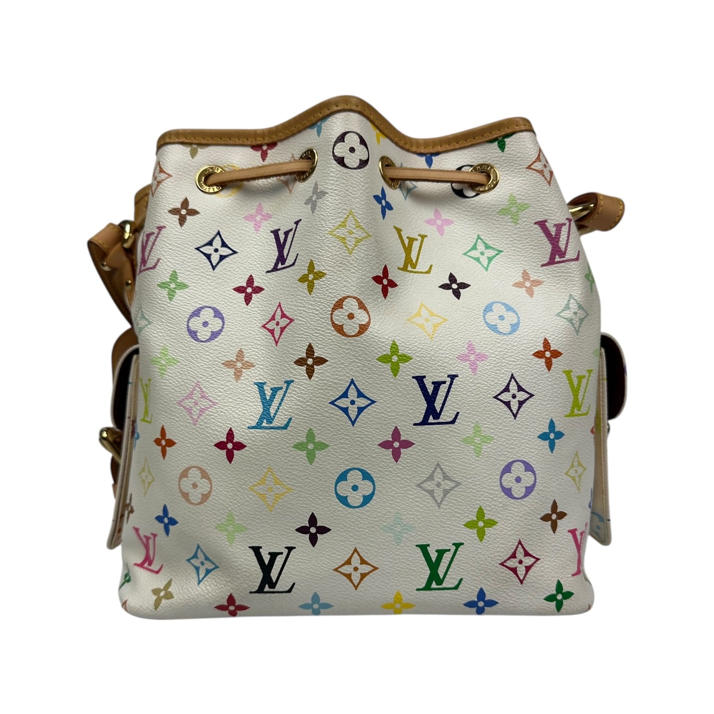 Louis Vuitton Sac Noe Murakami Handtasche weiß / bunt