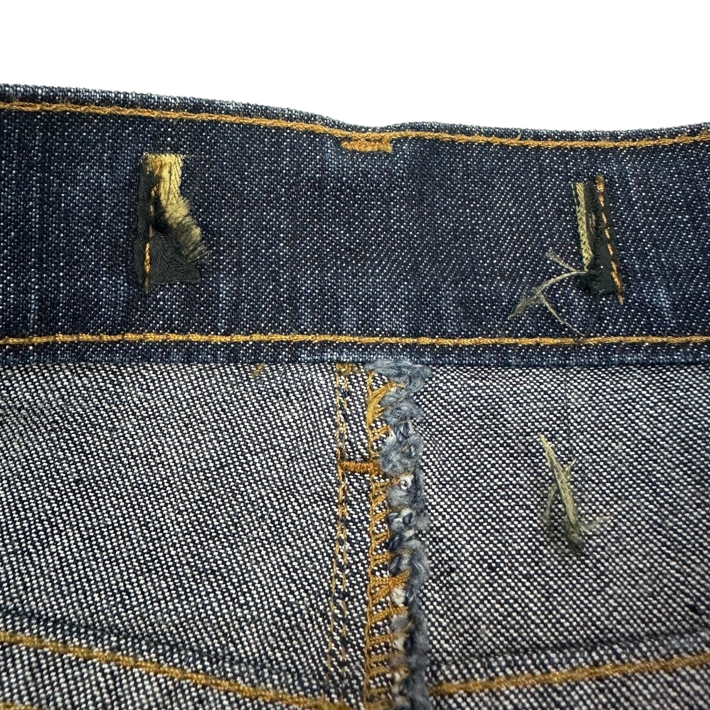 Vintage Just Cavalli Jeans Rock blau / bronze 44
