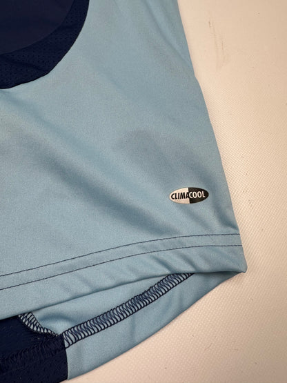 Vintage Adidas Schalke Fußballtrikot blau L