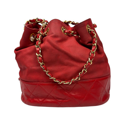 Vintage Chanel Handtasche rot