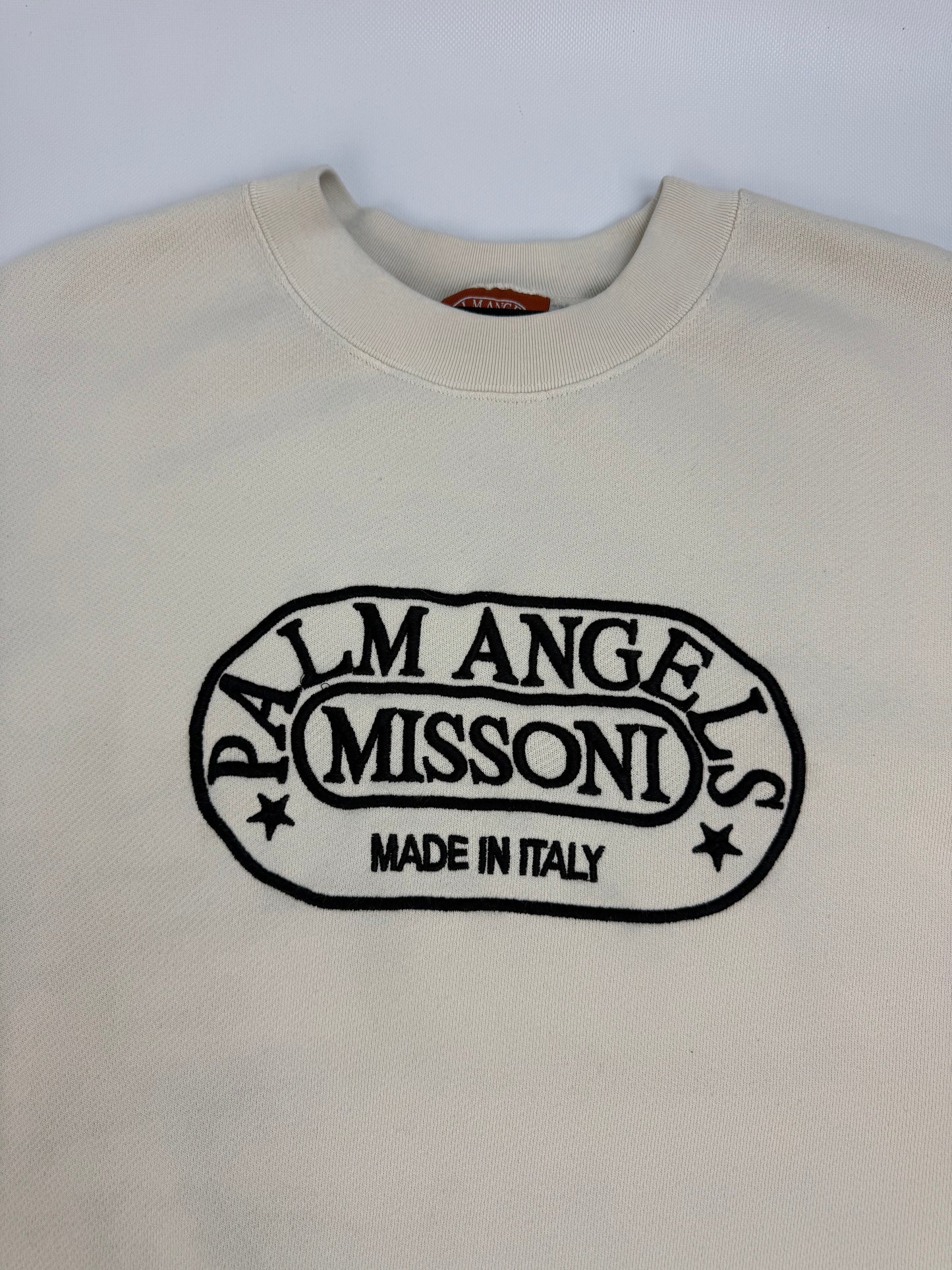 Palm Angels x Missoni Pullover weiß Gr. M