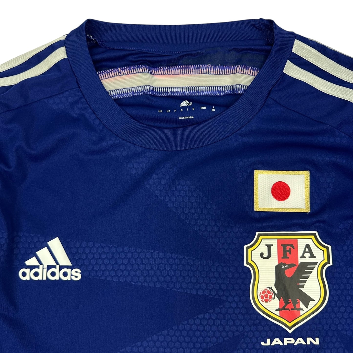 Vintage Adidas Japan Fußball Trikot rot / blau L