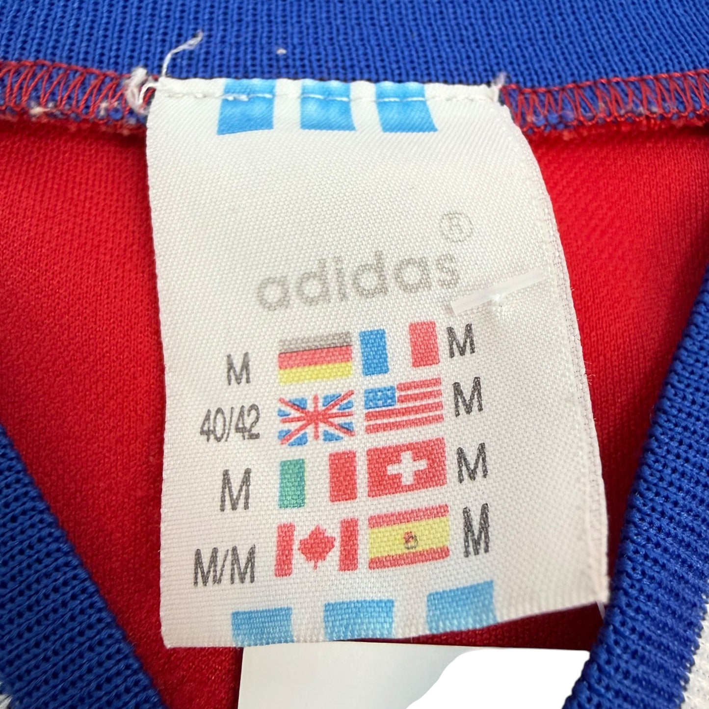 Vintage Adidas FC Bayern Fußballtrikot rot Gr. M