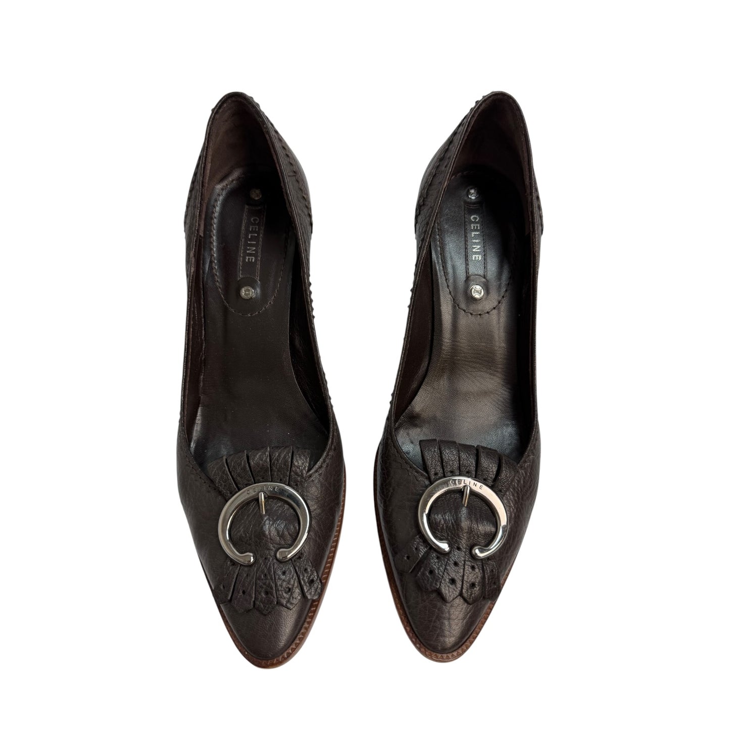 Vintage Celine Heels braun Gr. 38,5
