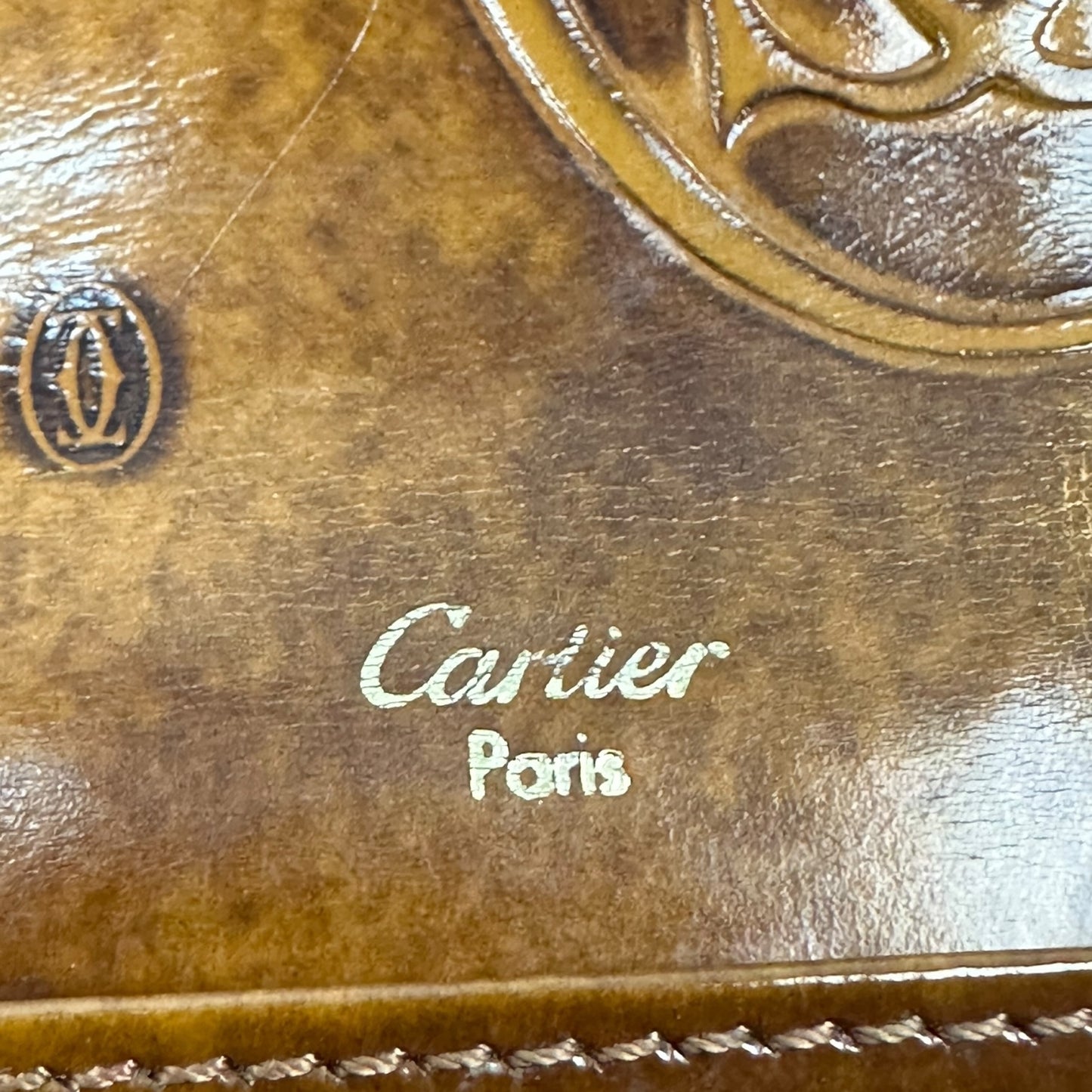 Vintage Cartier Portemonnaie braun