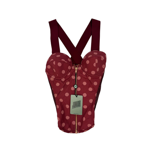 Vintage Gaultier Junior Korsett rot Dead Stock Gr. 40