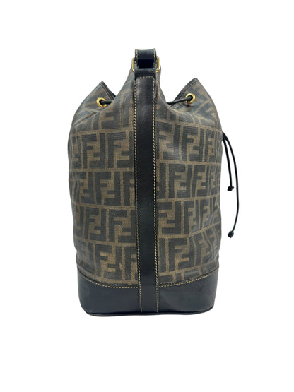 Vintage Fendi Umhängetasche braun/gold
