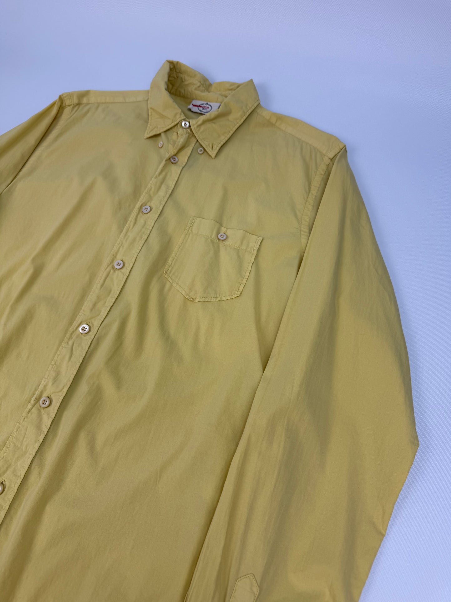 Vintage Prada Hemd gelb Gr. 43