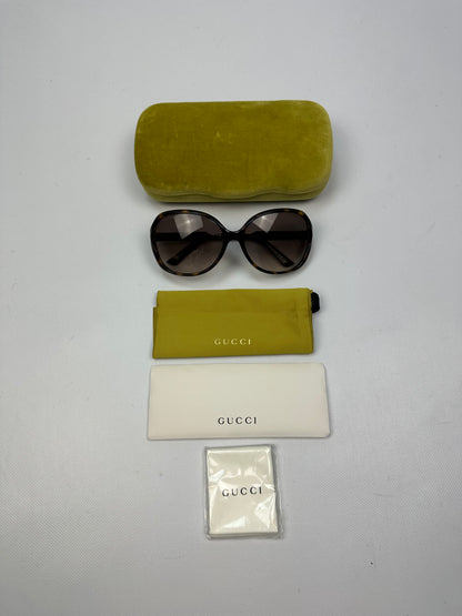 Vintage Gucci Sonnenbrille braun/gold