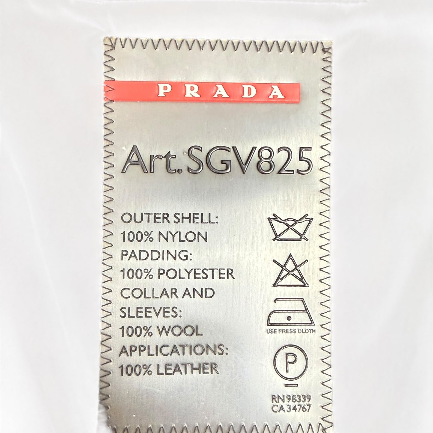 Vintage Prada Nylon Jacke schwarz Gr. 54 / L