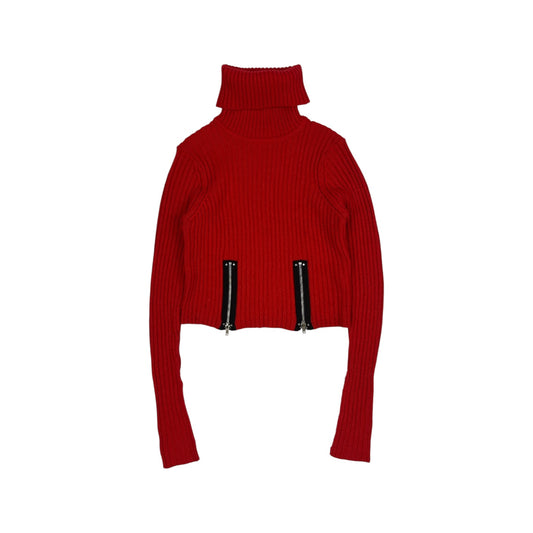 Vintage Jean Paul Gaultier Pullover Rot XS