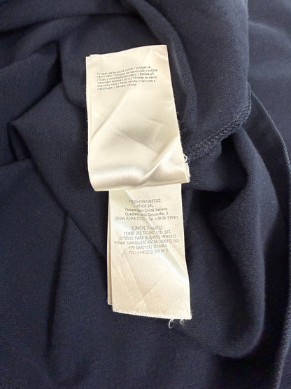 Fendi Polohemd Langarm dunkelblau / weiß Gr. M