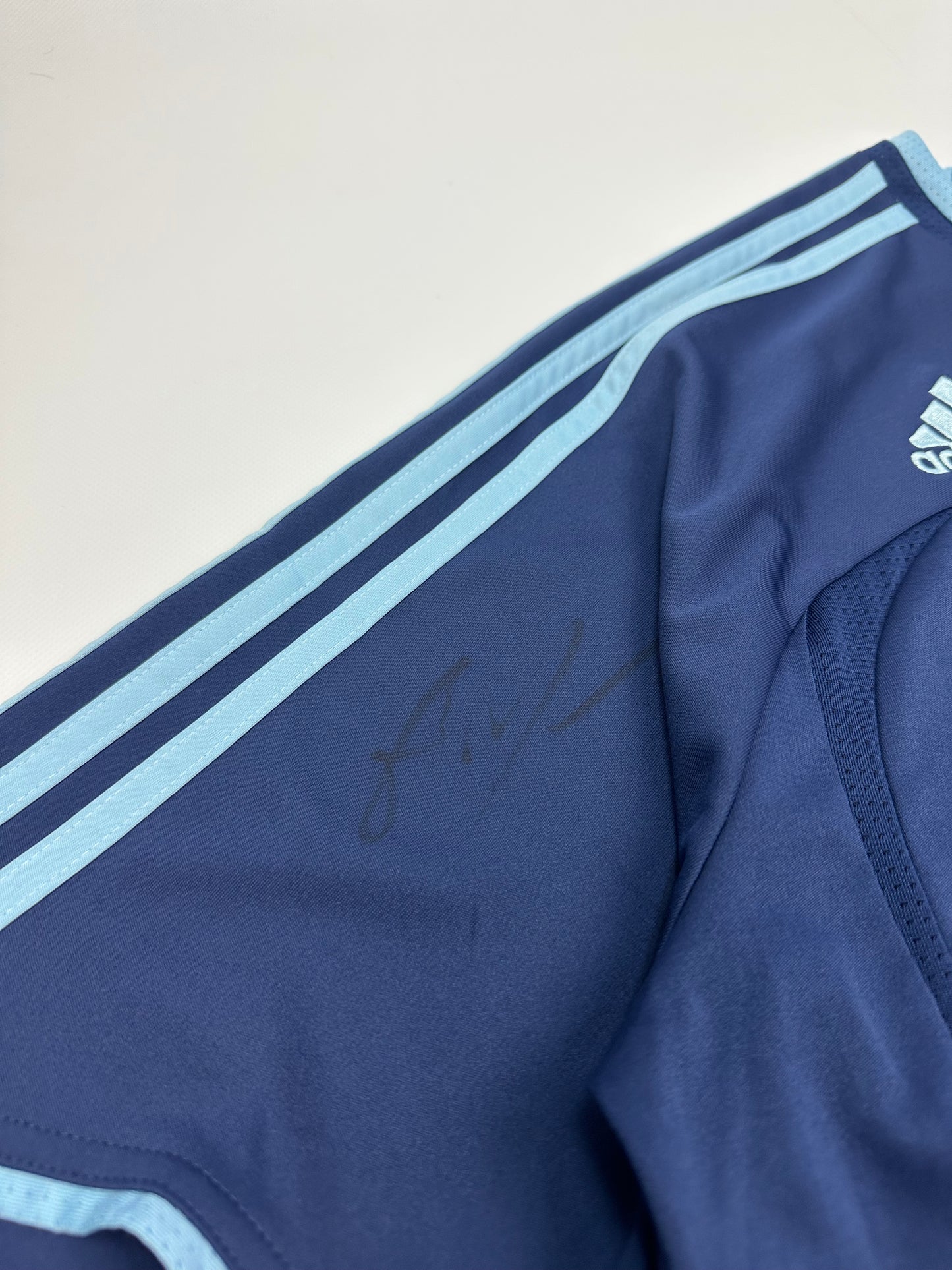 Vintage Adidas Schalke Fußballtrikot blau L