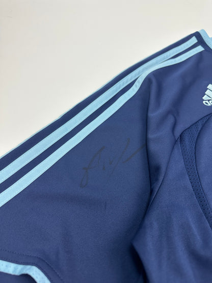 Vintage Adidas Schalke Fußballtrikot blau L