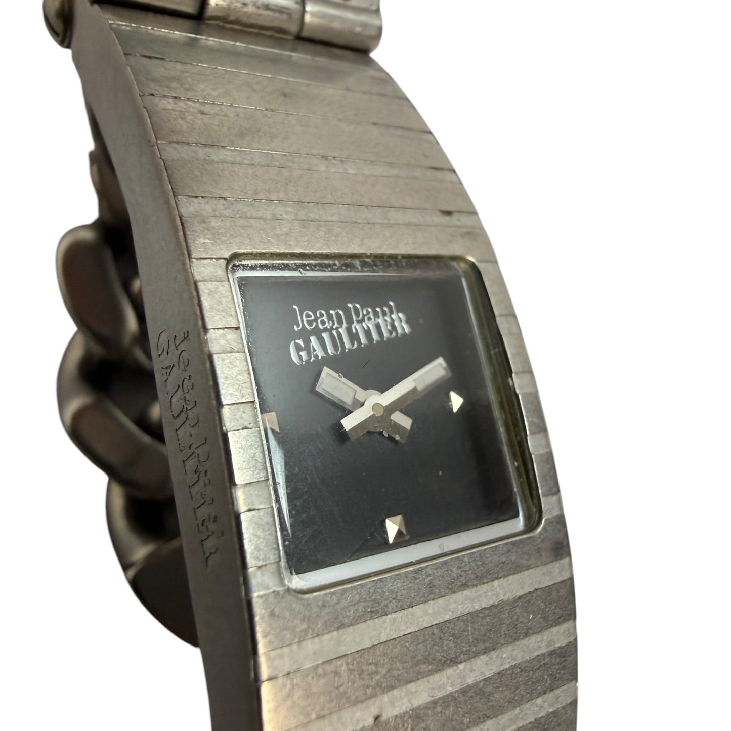 Vintage Jean Paul Gaultier Armbanduhr Silber
