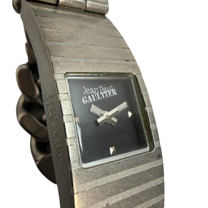 Vintage Jean Paul Gaultier Armbanduhr Silber