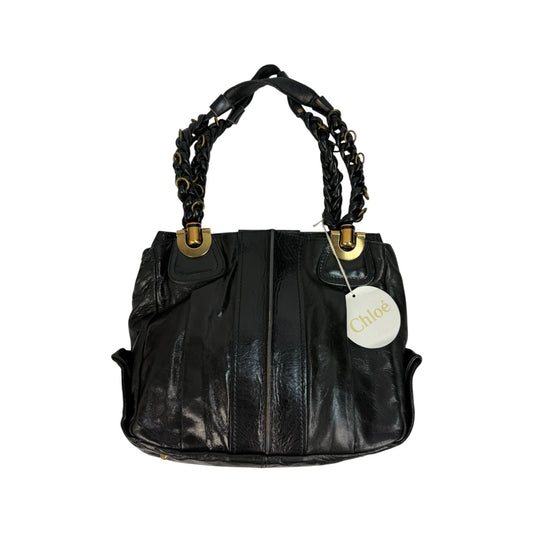 Vintage Chloé Handtasche schwarz / Gold