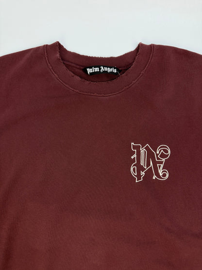 Palm Angels Pullover dunkelrot Gr. L