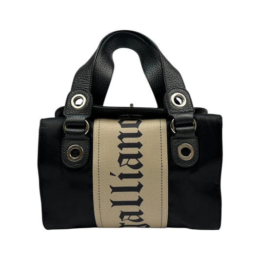 Vintage Galliano Handtasche schwarz / beige