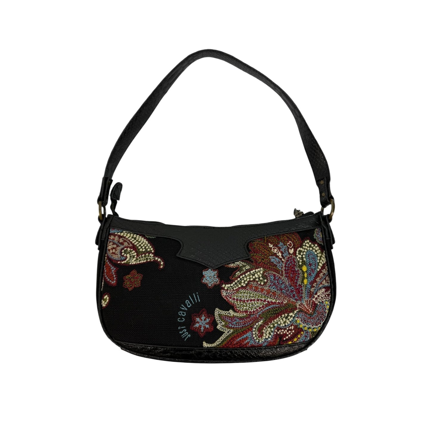 Vintage Just Cavalli Bag schwarz / bunt