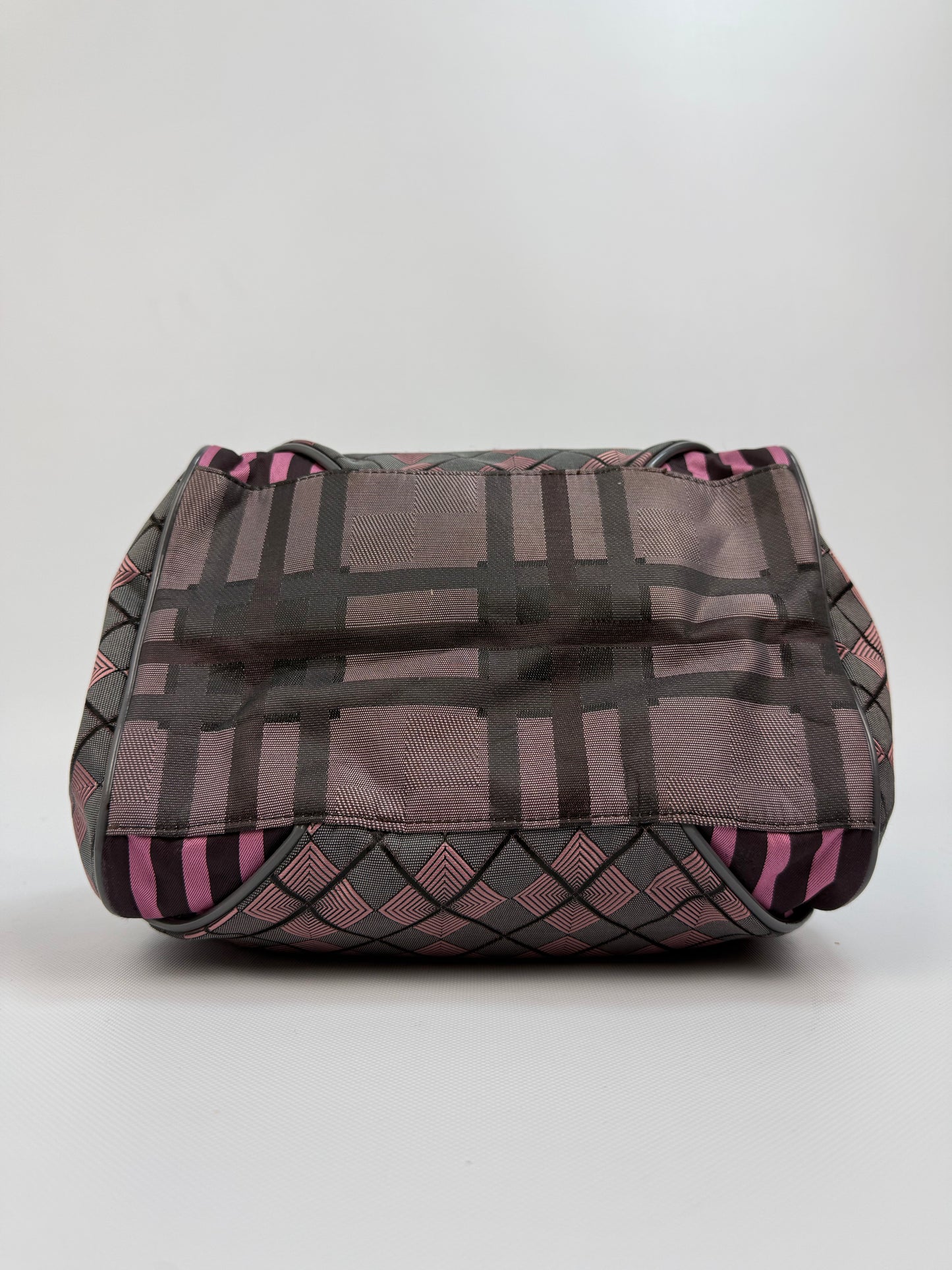 Vintage GG&L Mirror Me Tasche rot / grau