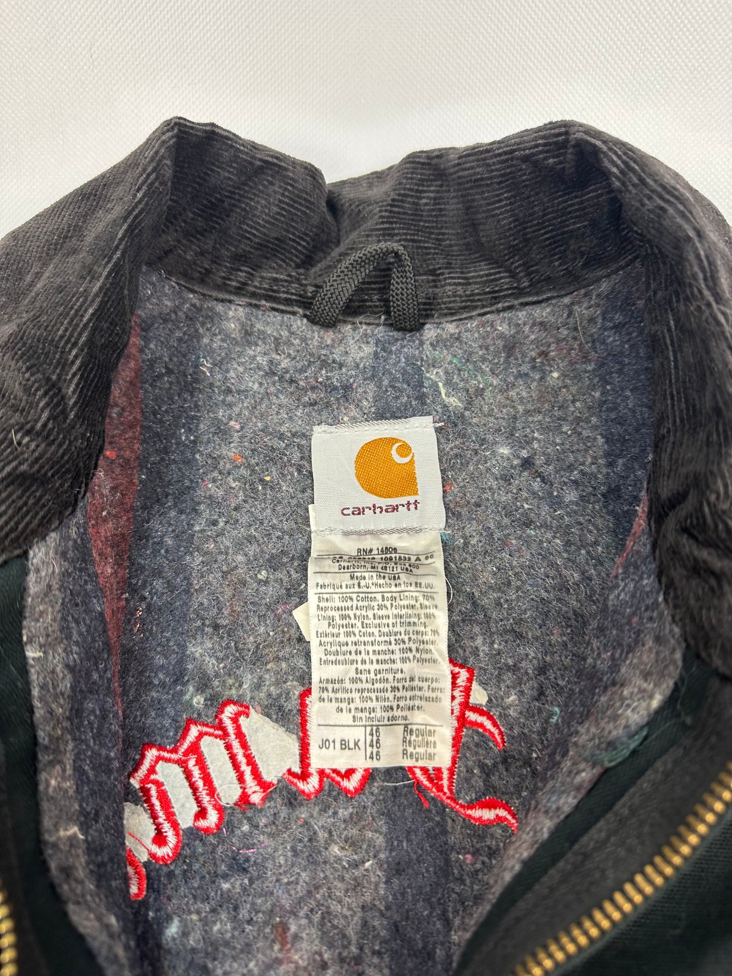 Vintage Carhartt Jacke schwarz Gr. XL