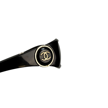 Vintage Chanel Sonnenbrille schwarz
