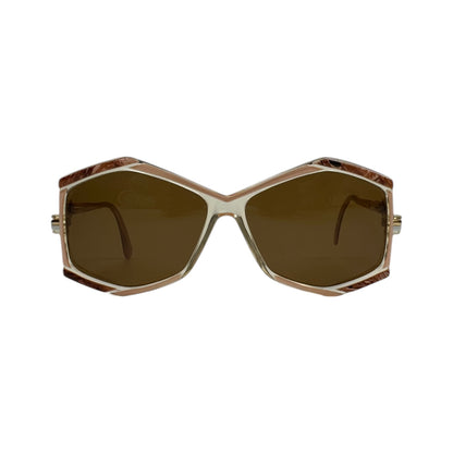 Vintage Cazal Sonnenbrilme braun