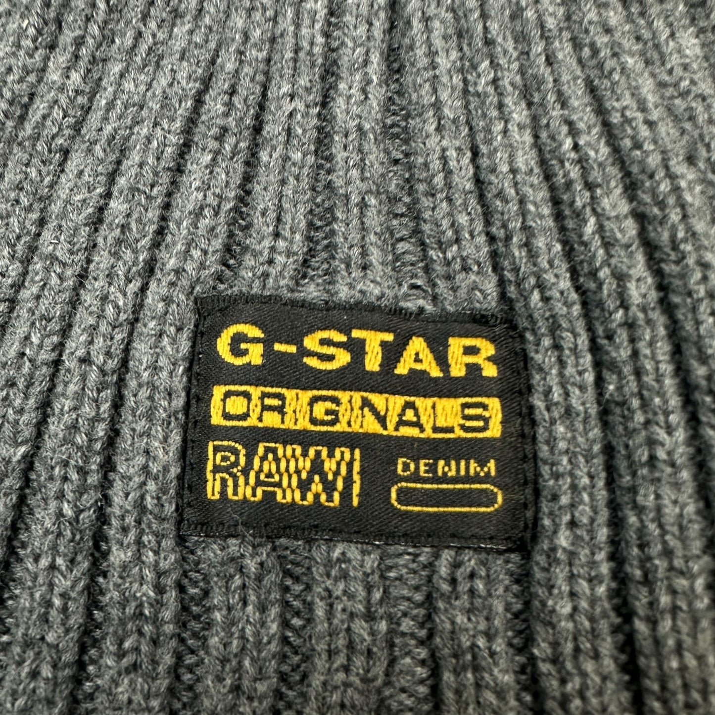 Vintage G-Star Beanie grau