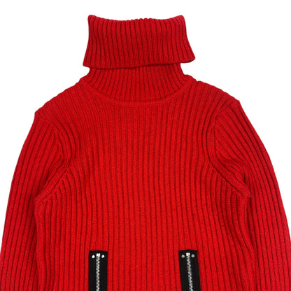 Vintage Jean Paul Gaultier Pullover Rot XS