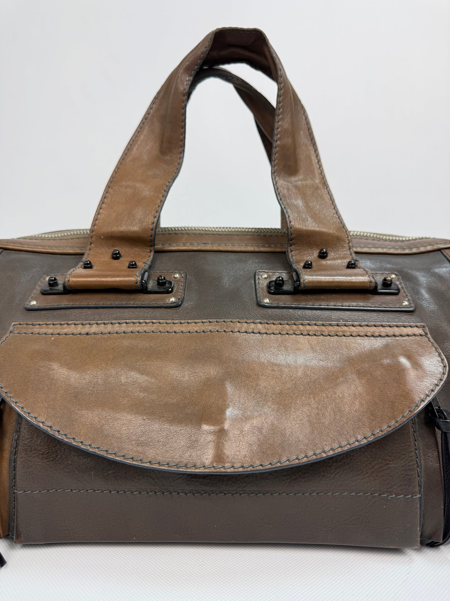 Vintage Chloé Handtasche braun / schwarz