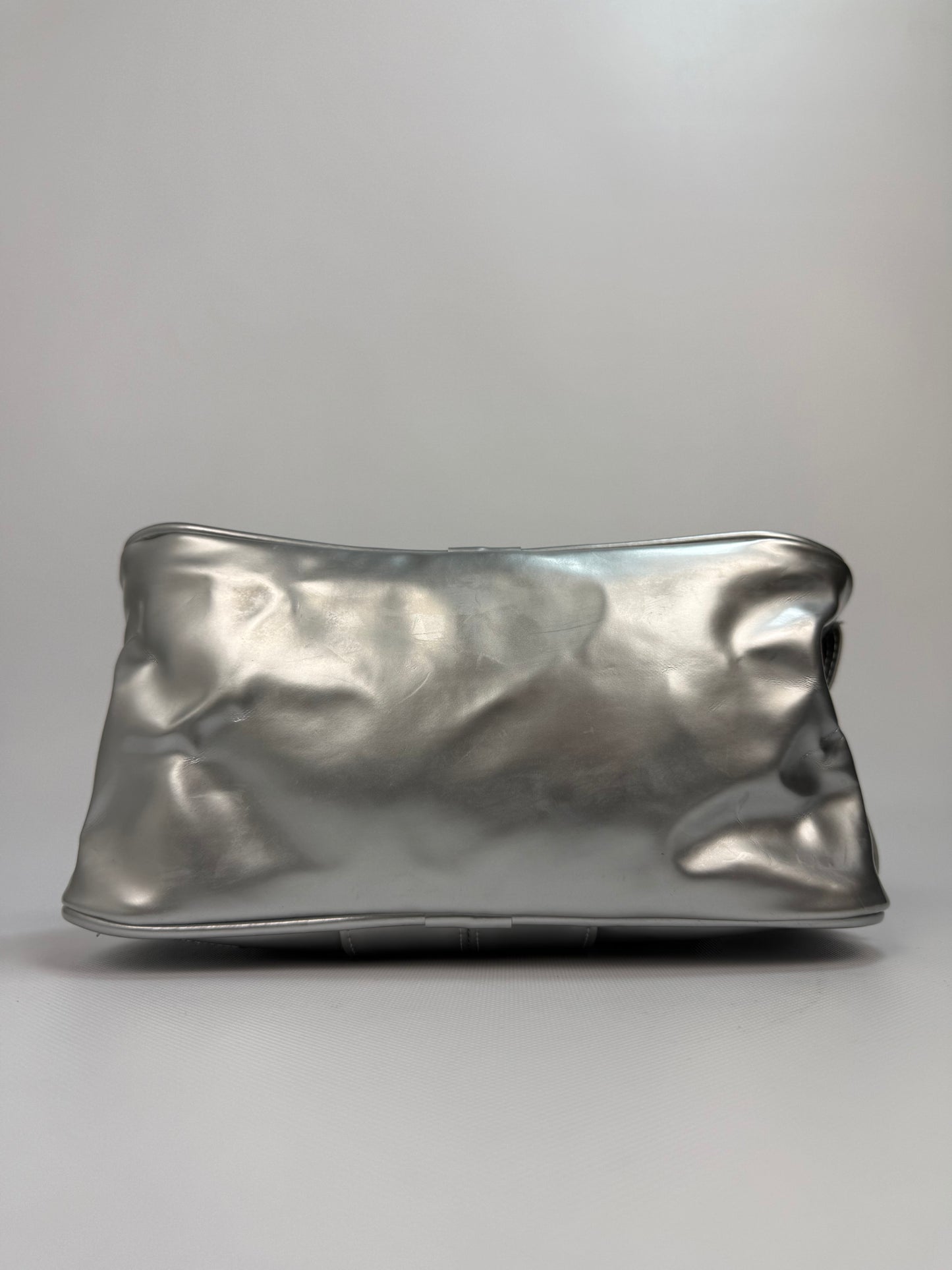 Vintage Nike Handtasche Silber 90s