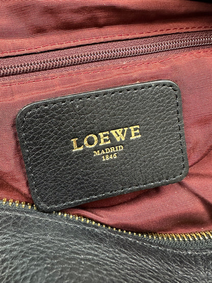 Vintage Loewe Handtasche schwarz