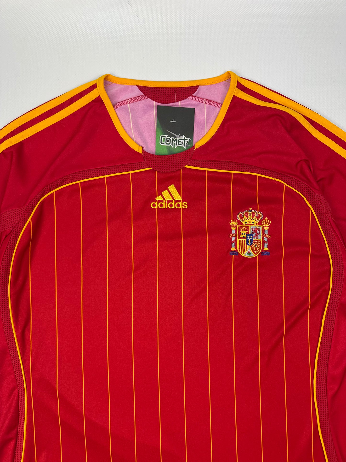 Vintage Adidas Spanien Fußballtrikot rot XL