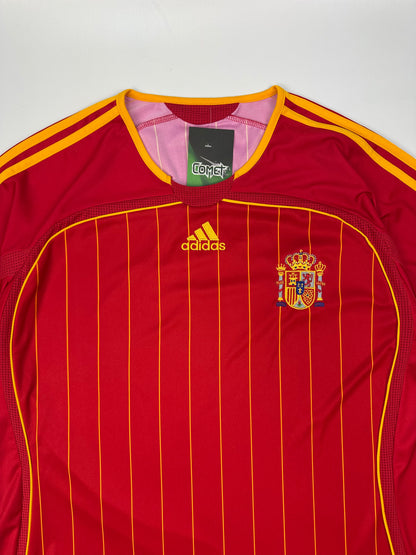Vintage Adidas Spanien Fußballtrikot rot XL