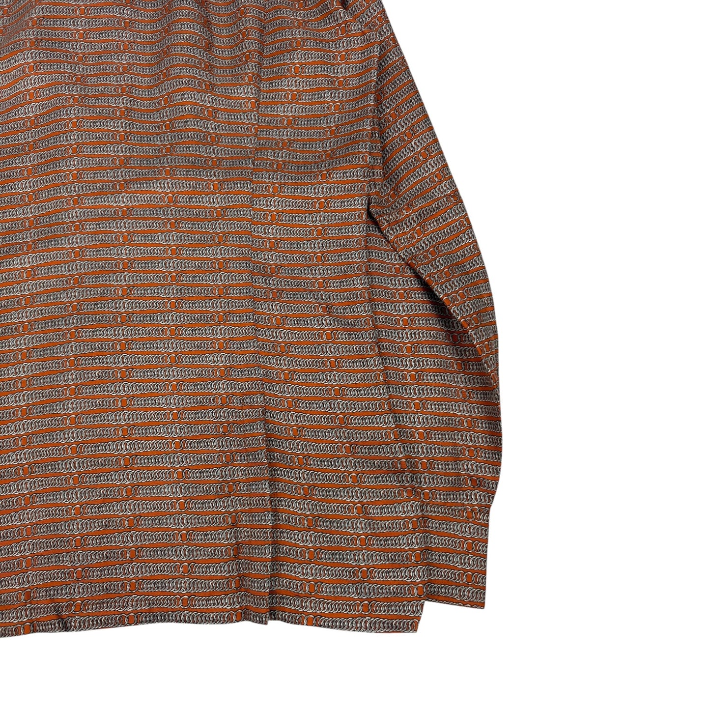 Vintage Hermes Hemd orange Gr. M