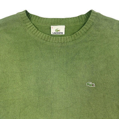 Vintage Lacoste Sweatshirt limegrün XL