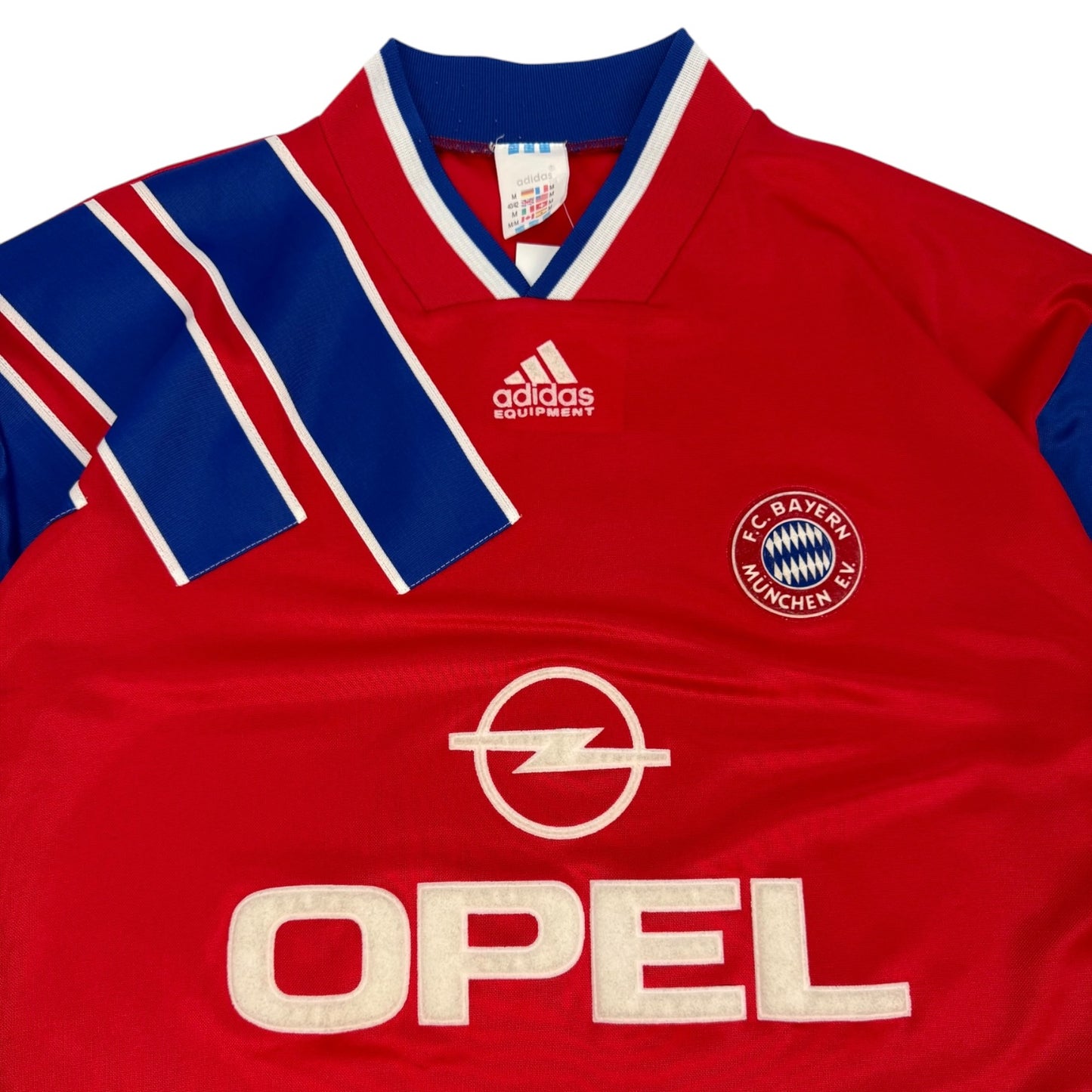 Vintage Adidas FC Bayern Fußballtrikot rot Gr. M