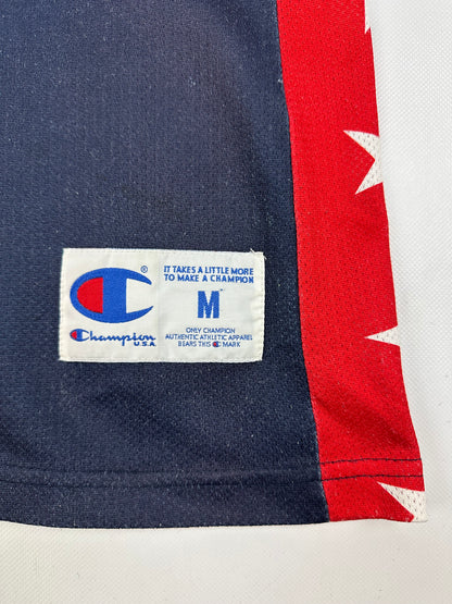 Vintage Champion O‘NEAL / USA Jersey navy/rot Gr. M