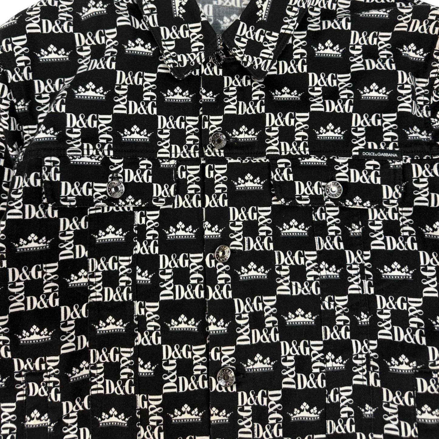 Dolce & Gabbana Jacke schwarz / weiß Gr. 50