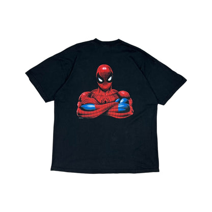 Vintage Spider Man T-Shirt schwarz Gr. XL