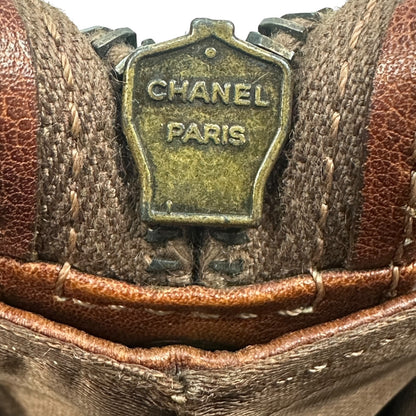 Vintage Chanel Handtasche braun / gold