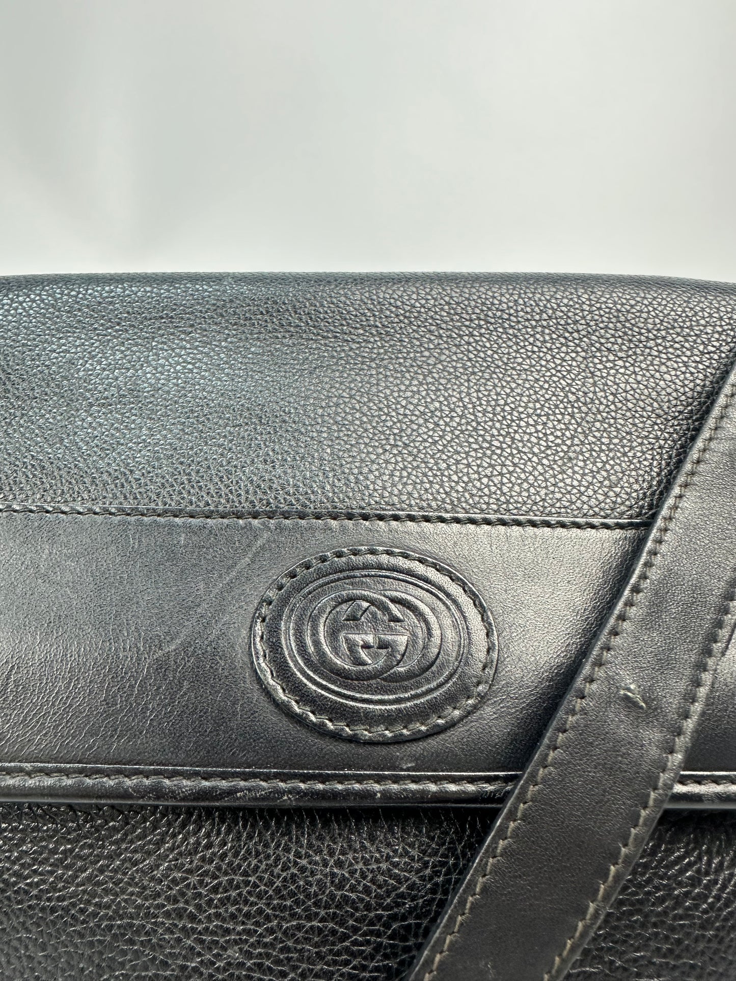Gucci Hand- Umhängetasche schwarz
