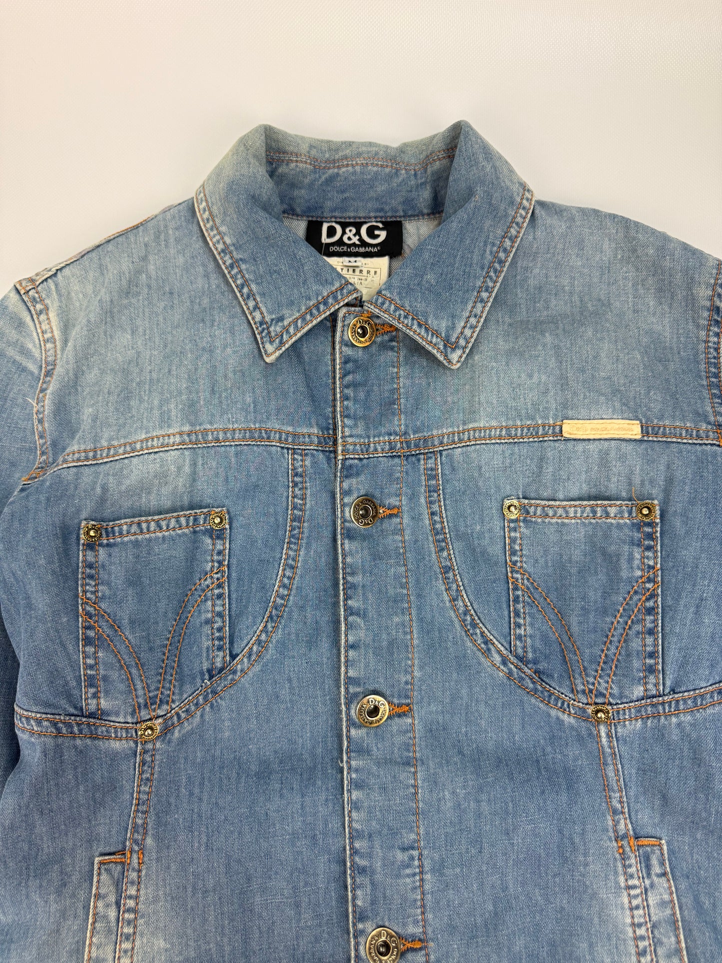 Vintage Dolce & Gabbana Jeansjacke blau Gr. M