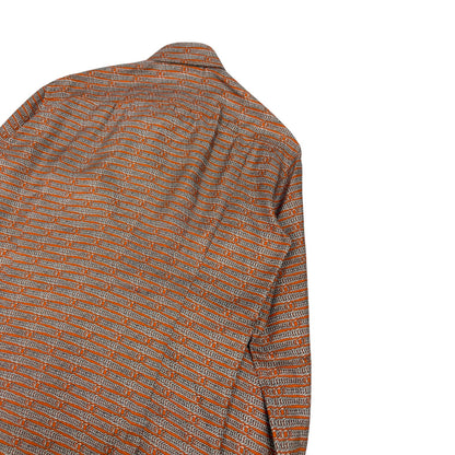 Vintage Hermes Hemd orange Gr. M