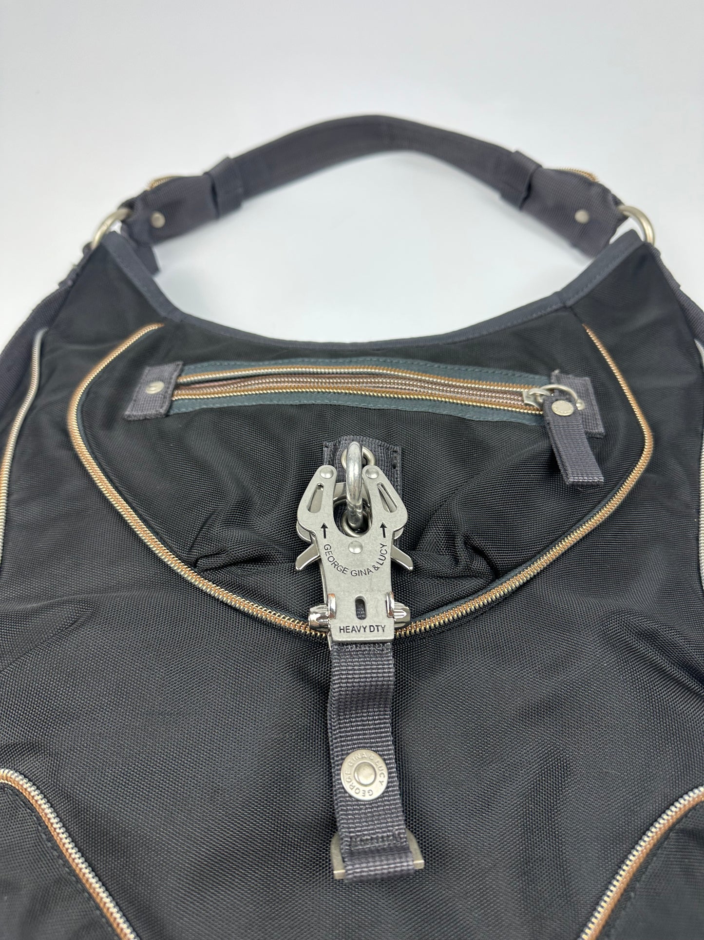 Vintage GG&L Handtasche schwarz