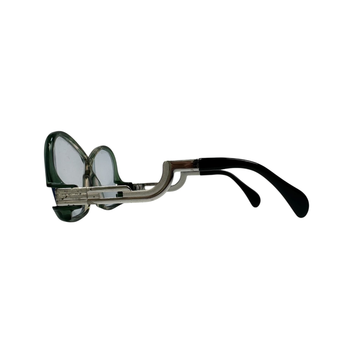 Vintage Cazal Brille silber / grün