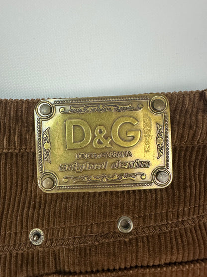 Vintage Dolce & Gabbana Rock braun Gr. 32