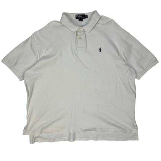 Vintage Polo Ralph Lauren Polohemd weiß XXL